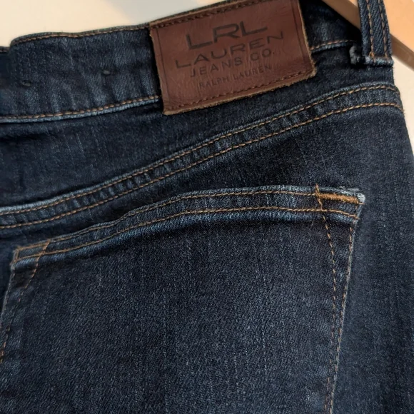 Ralph Lauren Women's Dark Blue Straight Jeans - Picture 6 of 7